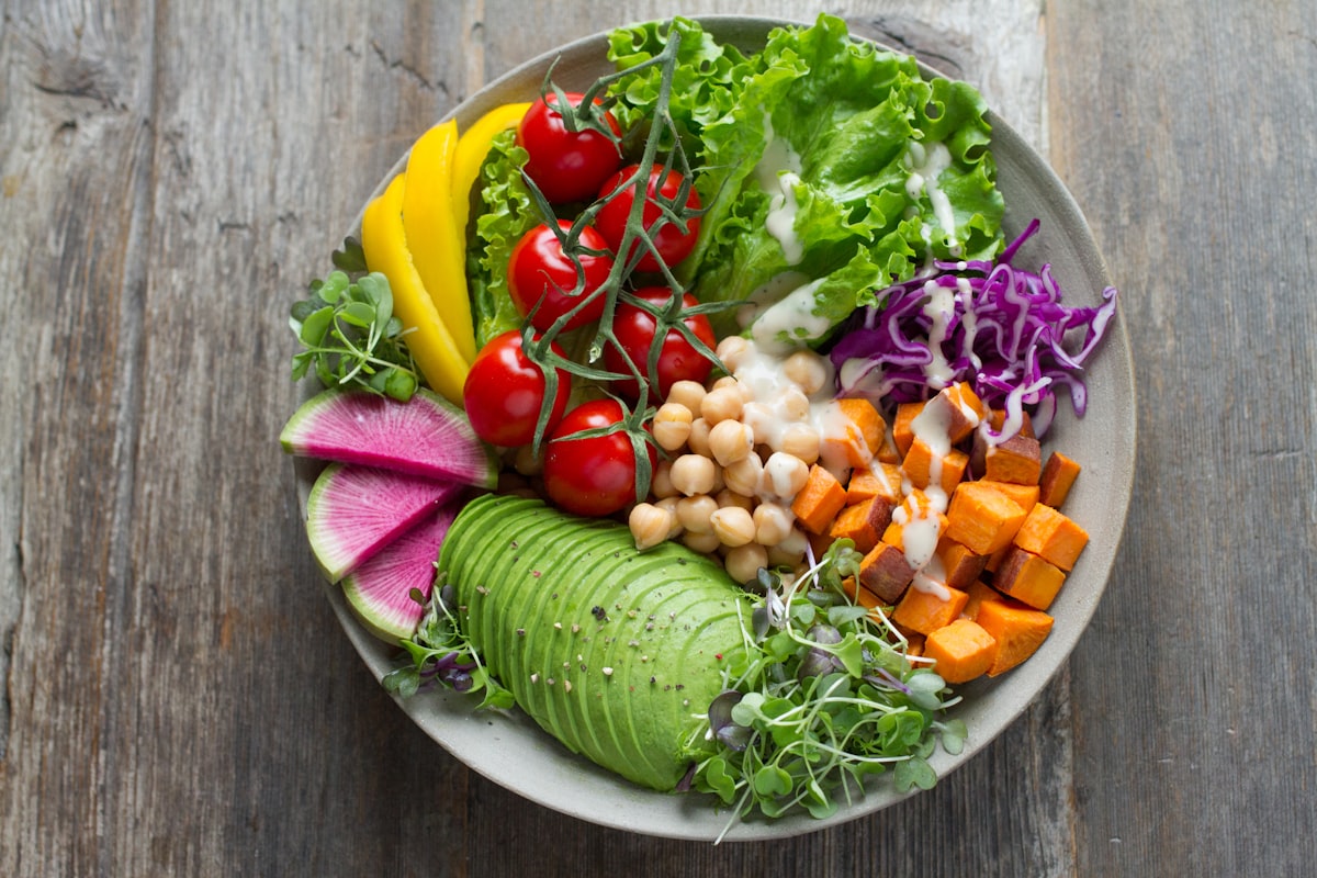 Smoothie nutritivo de frutas y vegetales